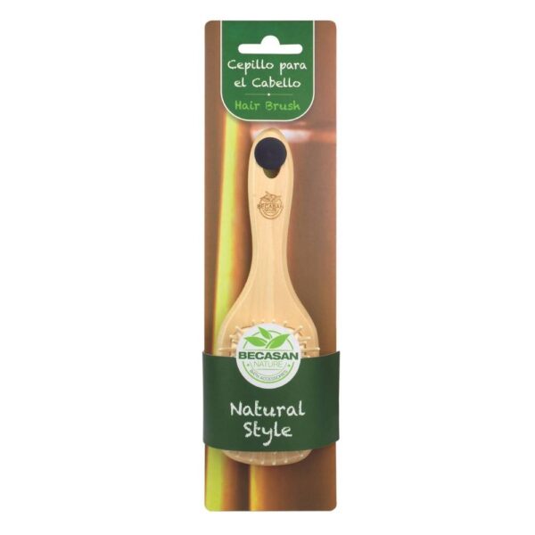 Cepillo Para El Cabello Cuadrado Becasan Nature