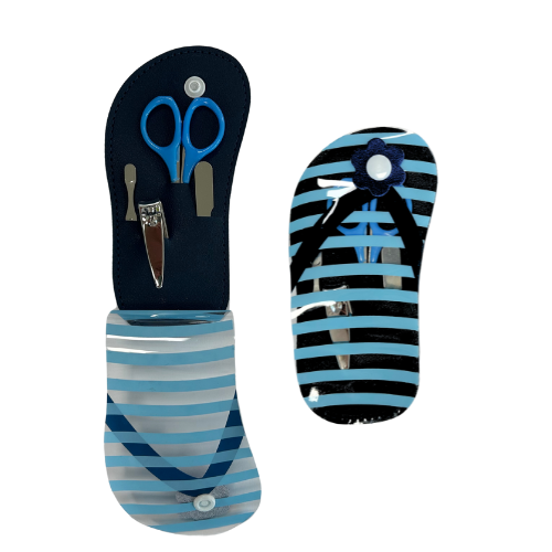 Set de manicura en forma de sandalia