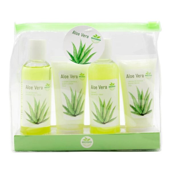 Set De Baño Y Viaje Aloe Vera